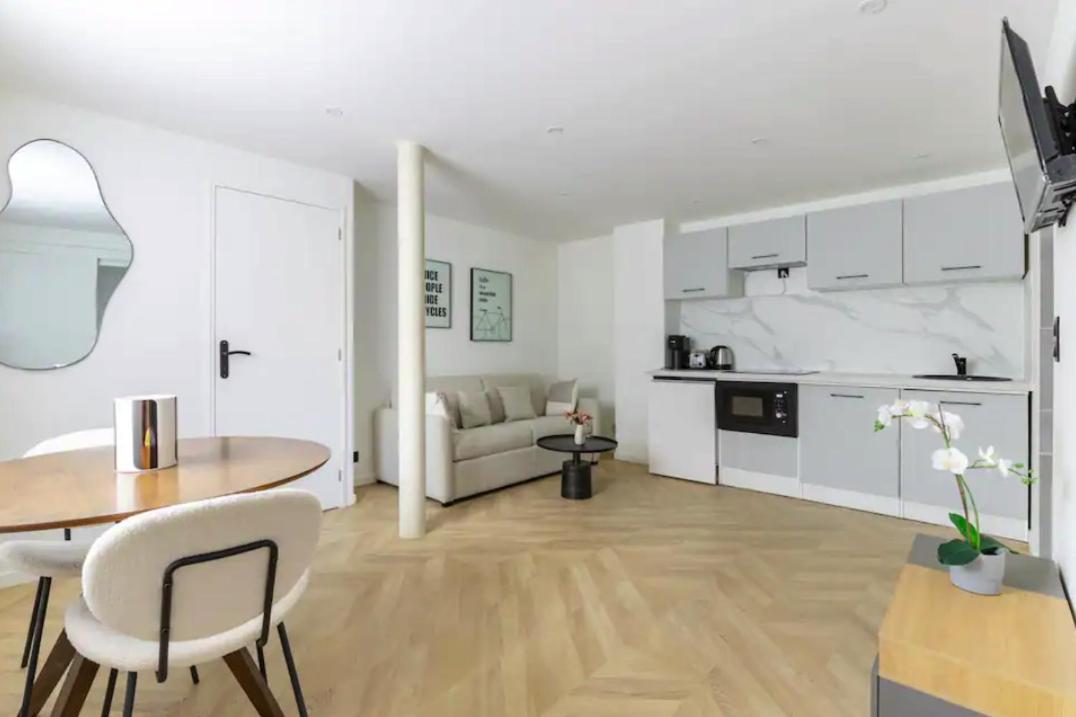 Chapelle/Ordener : Magnifique Appartement 1Br/4P Paris Exterior foto